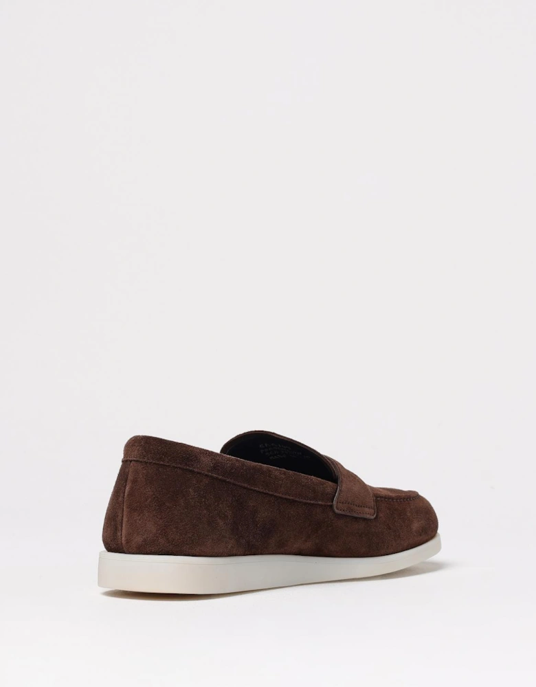 Suede Penny Loafers Casual Style
