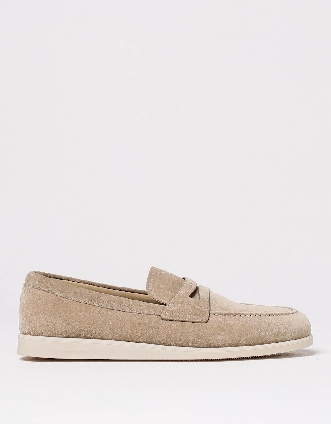 Suede Penny Loafers Casual Style