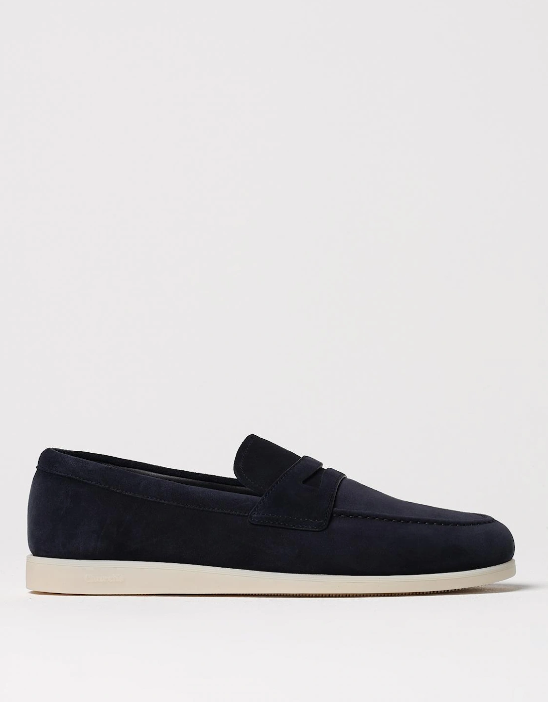 Suede Penny Loafers Casual Style