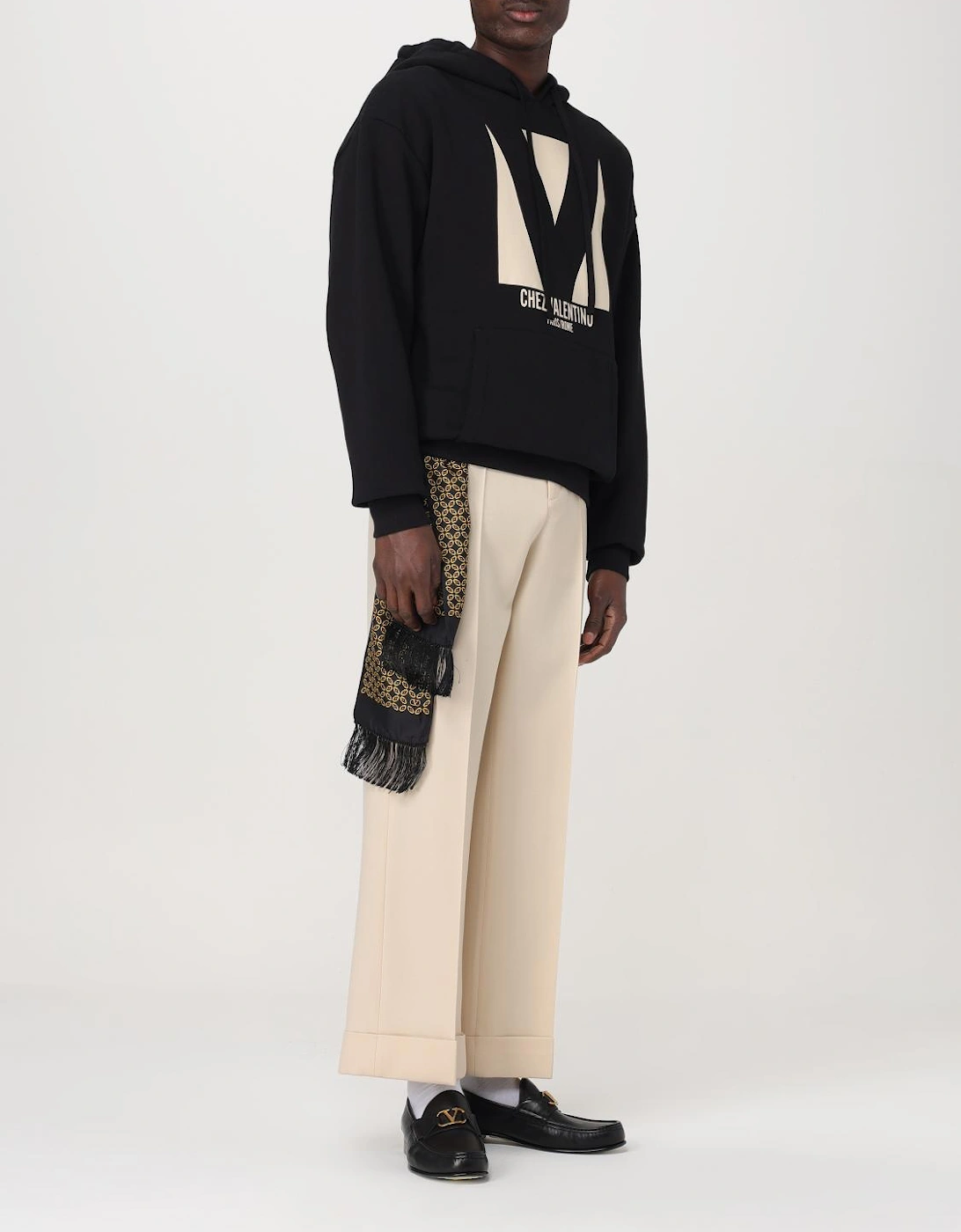Oversized Hoodie Graphic Print
