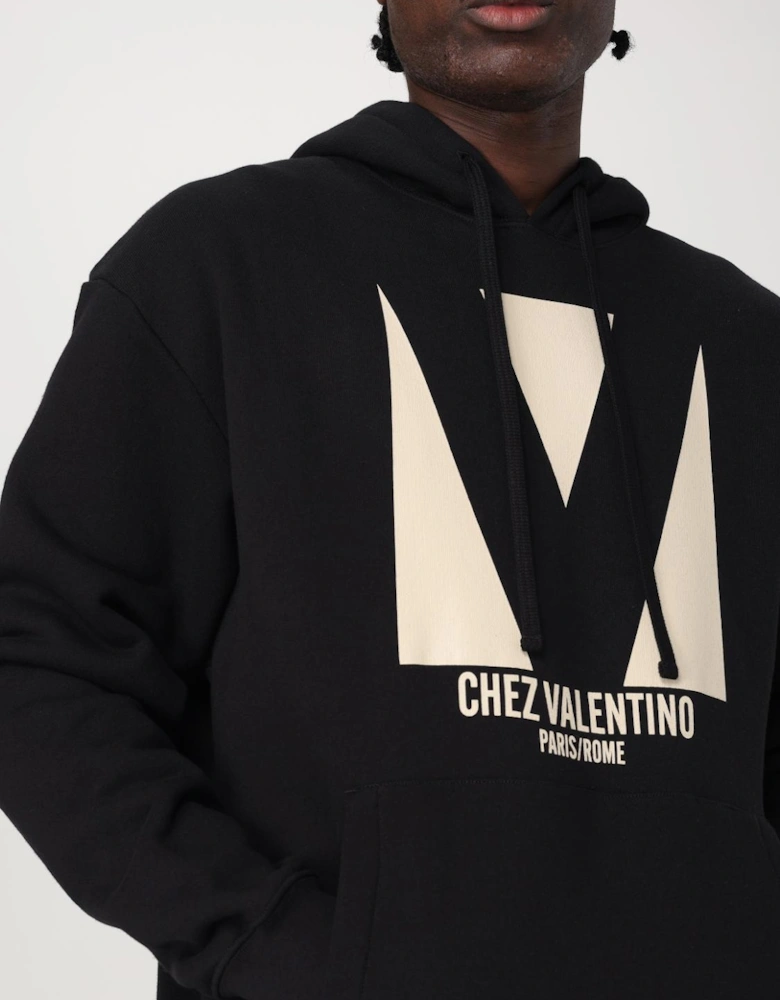 Oversized Hoodie Graphic Print
