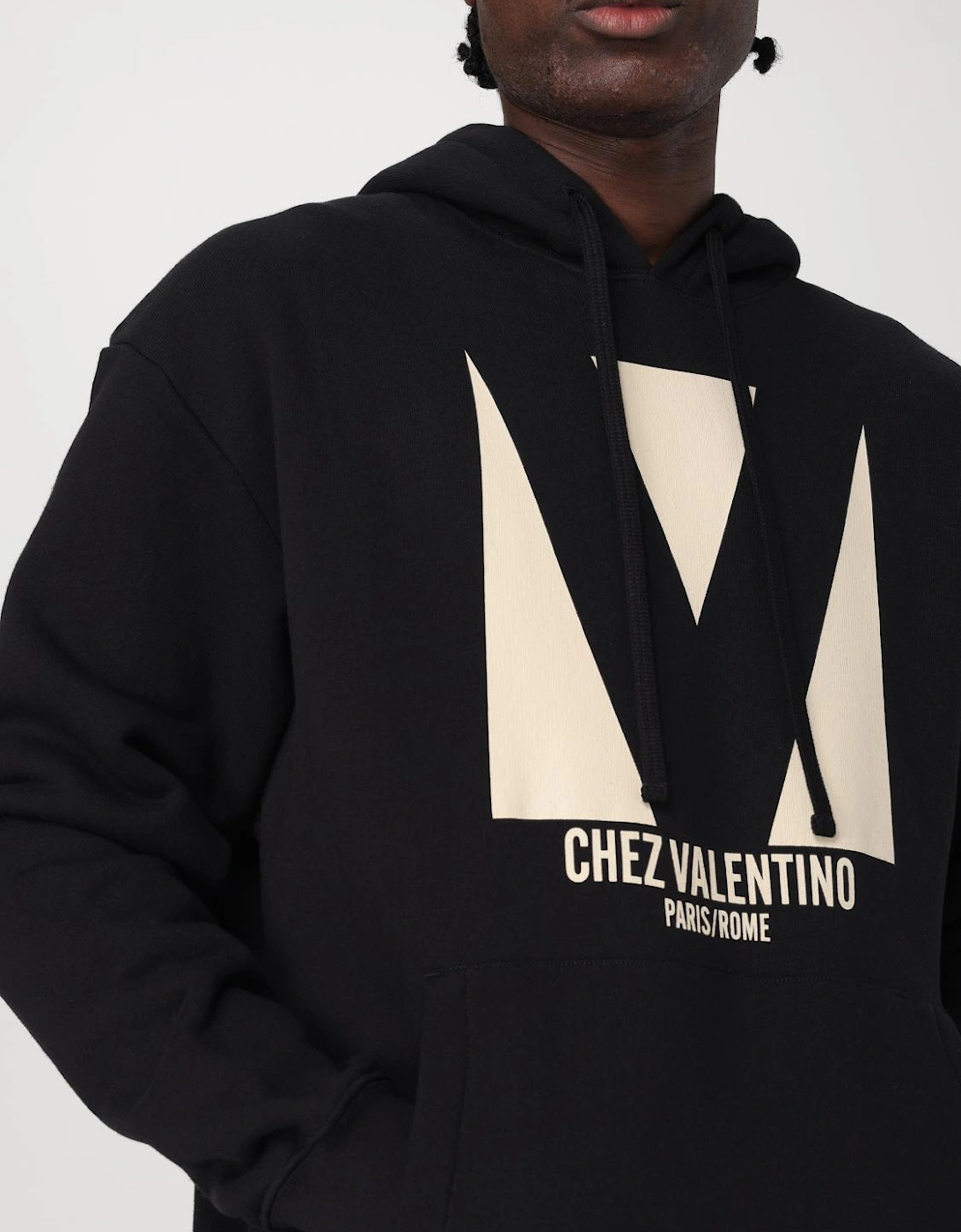Oversized Hoodie Graphic Print