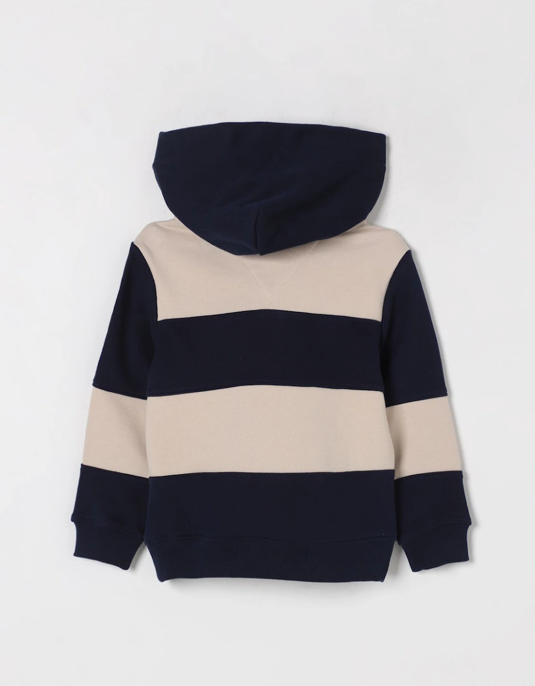 Striped Hoodie Kangaroo Pocket