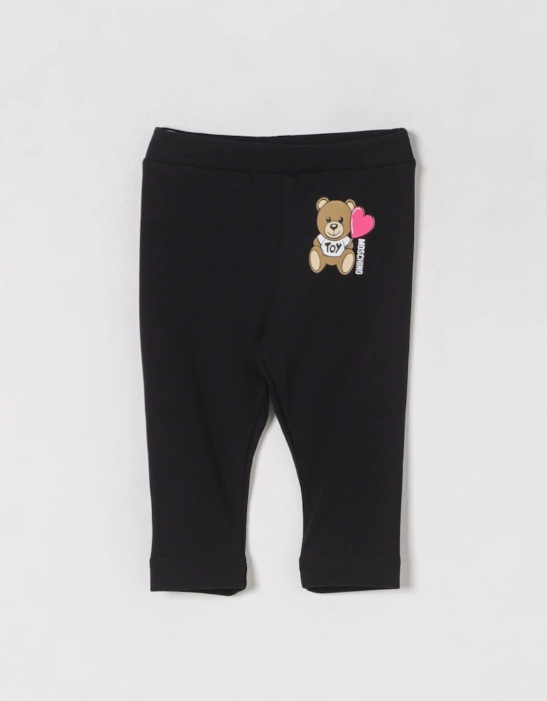 Baby Leggings Teddy Bear Applique