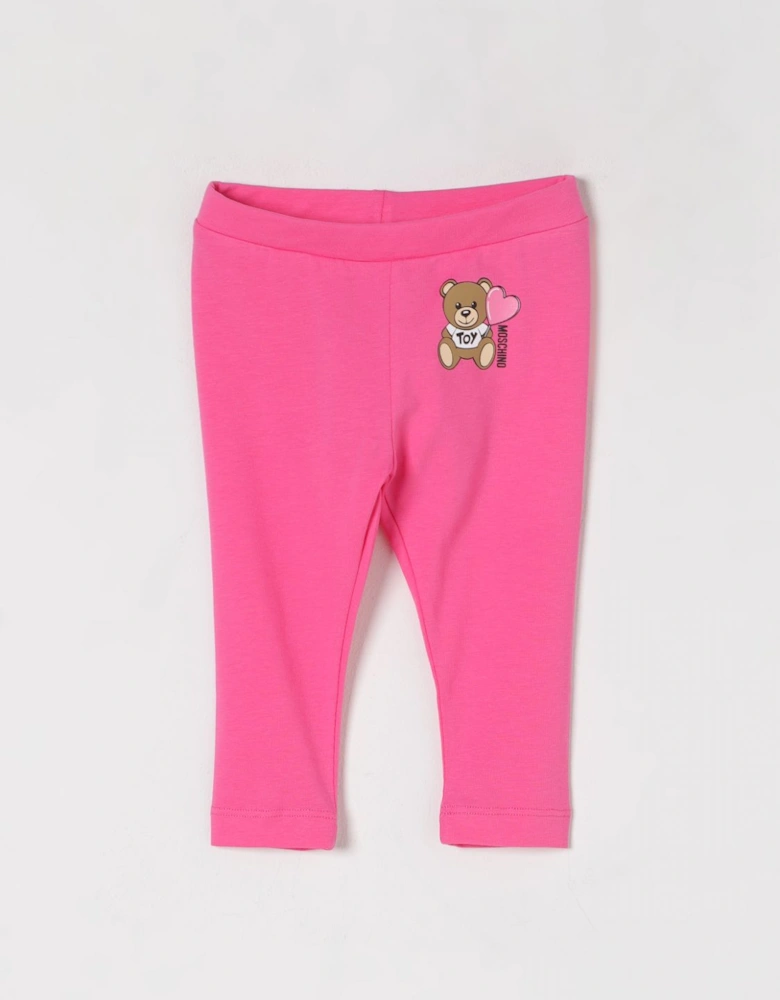 Baby Leggings Teddy Bear Applique