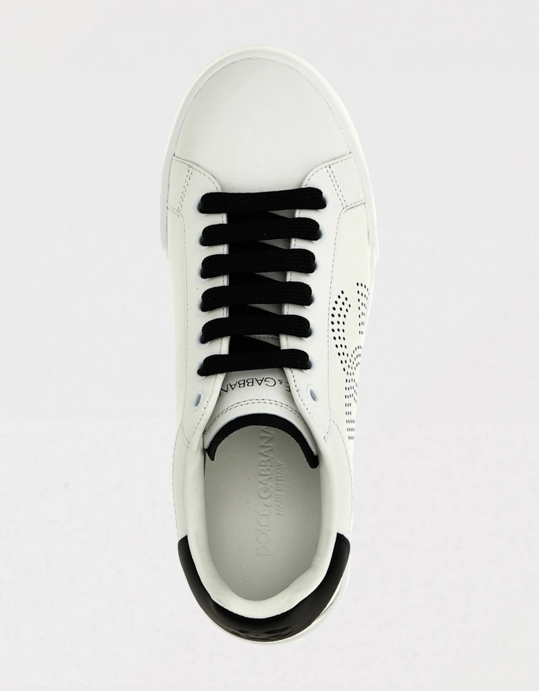 Perforated Leather Sneakers