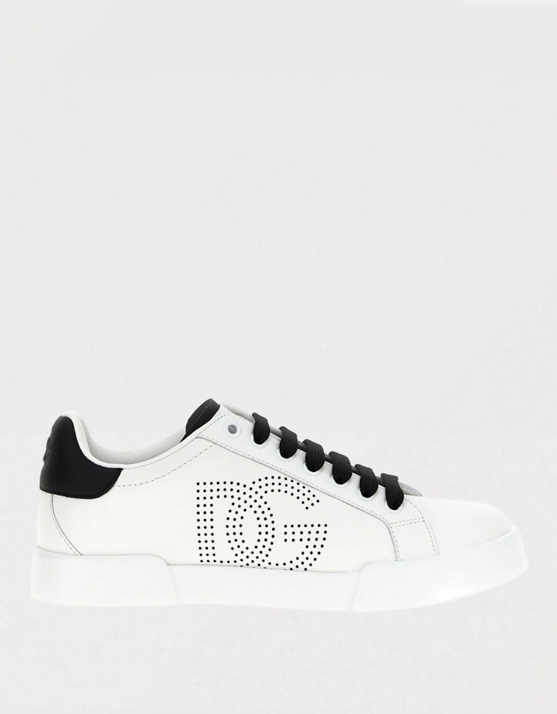 Perforated Leather Sneakers