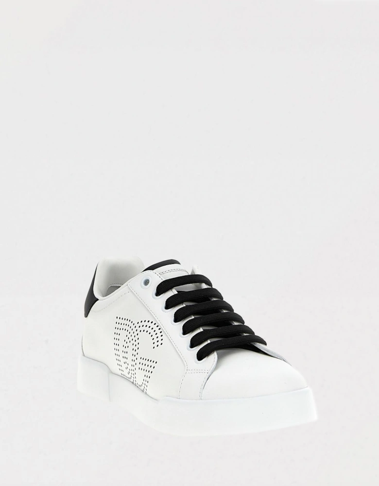 Perforated Leather Sneakers