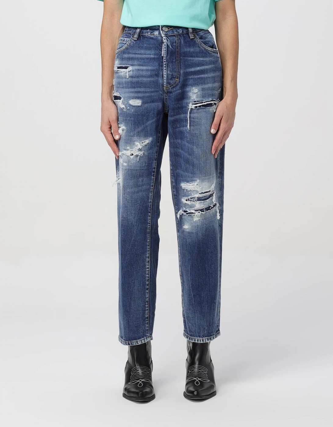 Distressed Denim Jeans Ripped, 5 of 4
