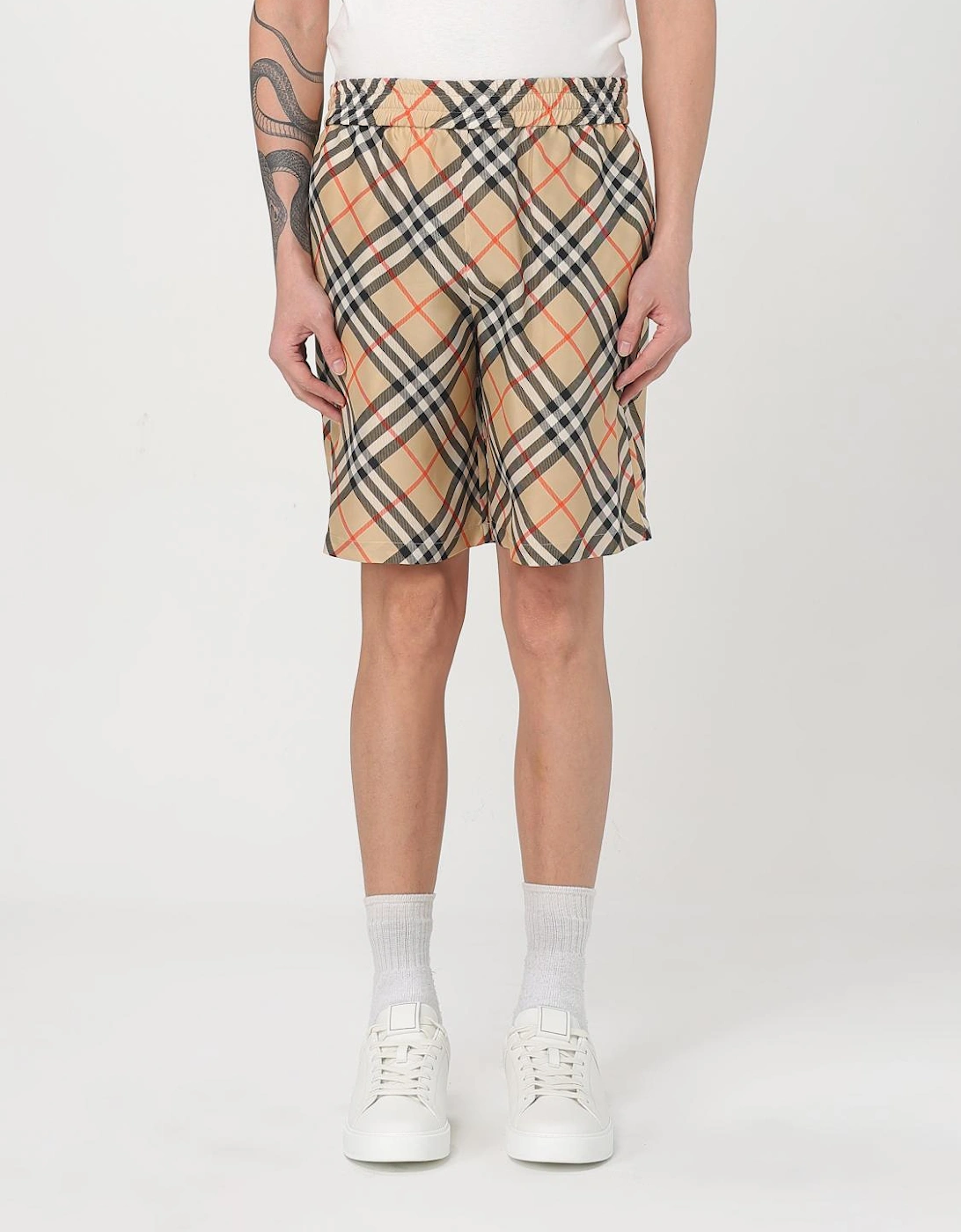 Check Pattern Silk Shorts, 6 of 5