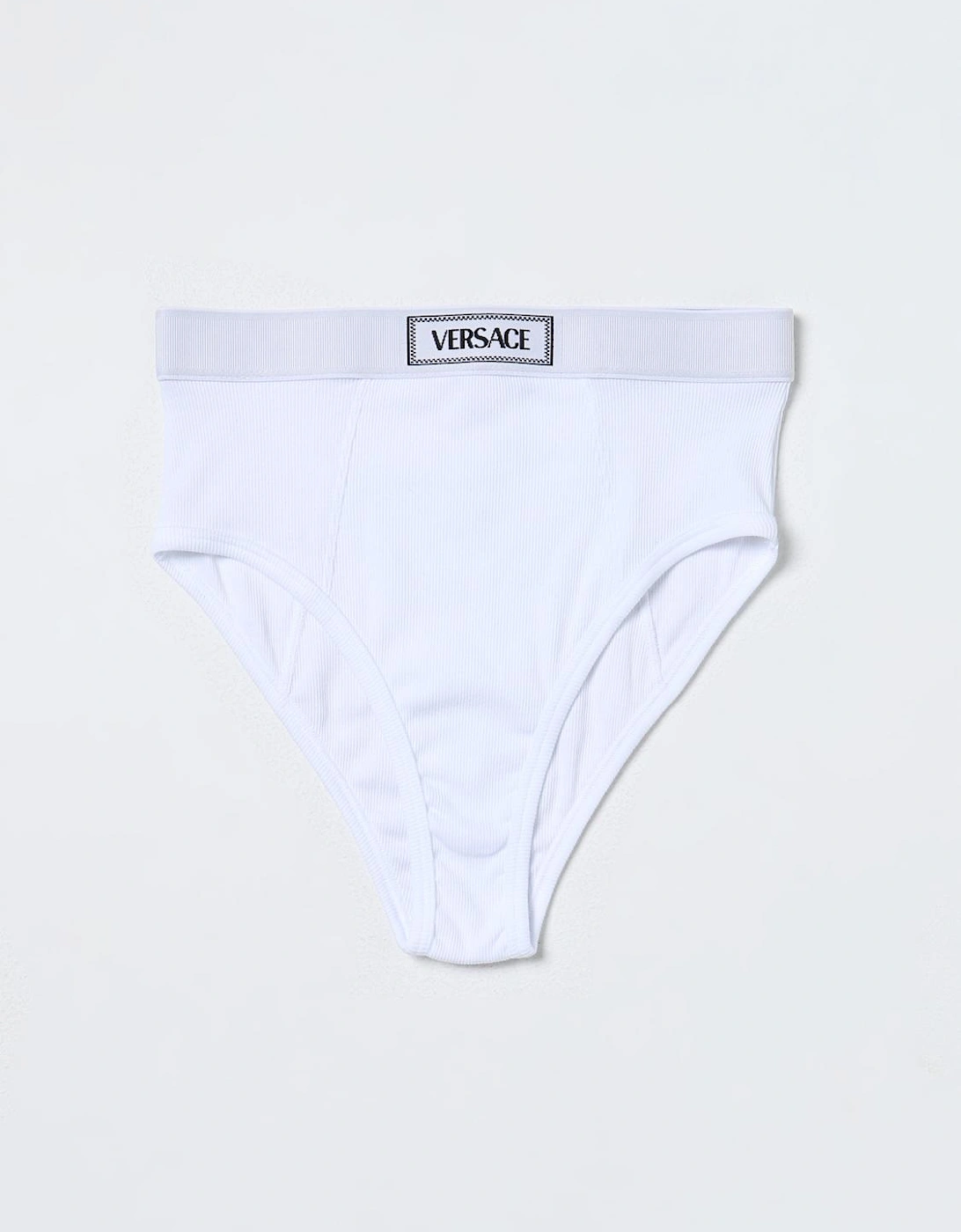 High Waist Ribbed Cotton Briefs