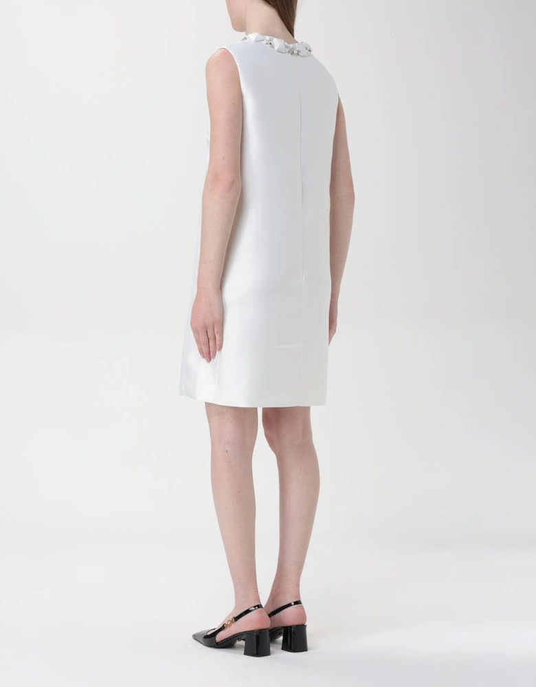 Embellished Neckline ALine Dress