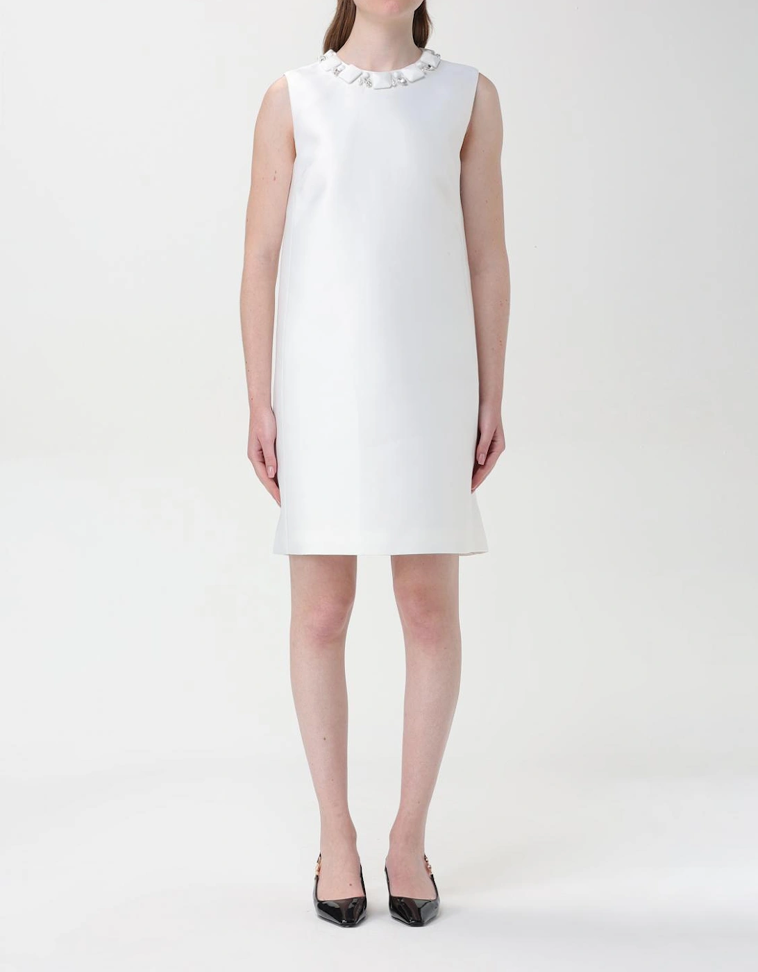 Embellished Neckline ALine Dress, 5 of 4