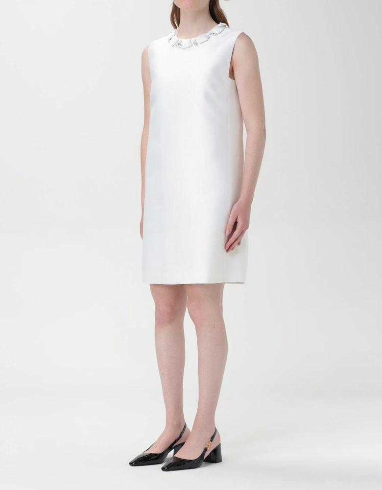 Embellished Neckline ALine Dress