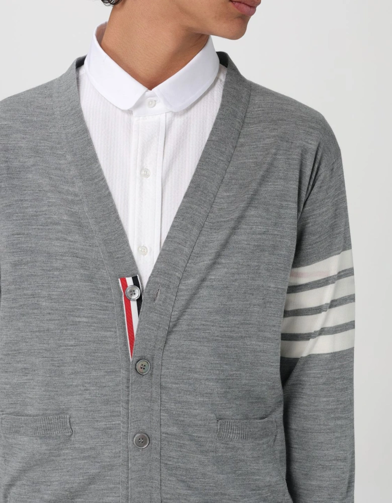 Four Stripe Cardigan Sweater