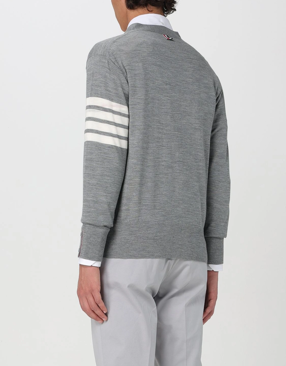 Four Stripe Cardigan Sweater