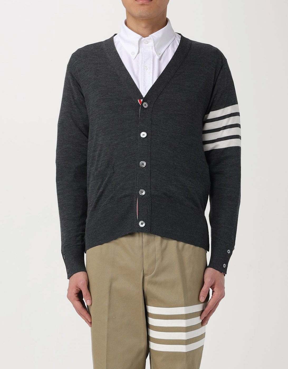 Four Stripe Sleeve Cardigan, 6 of 5