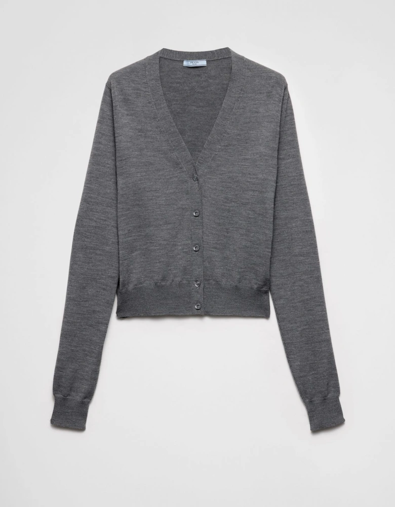 Cropped Cardigan Sweater