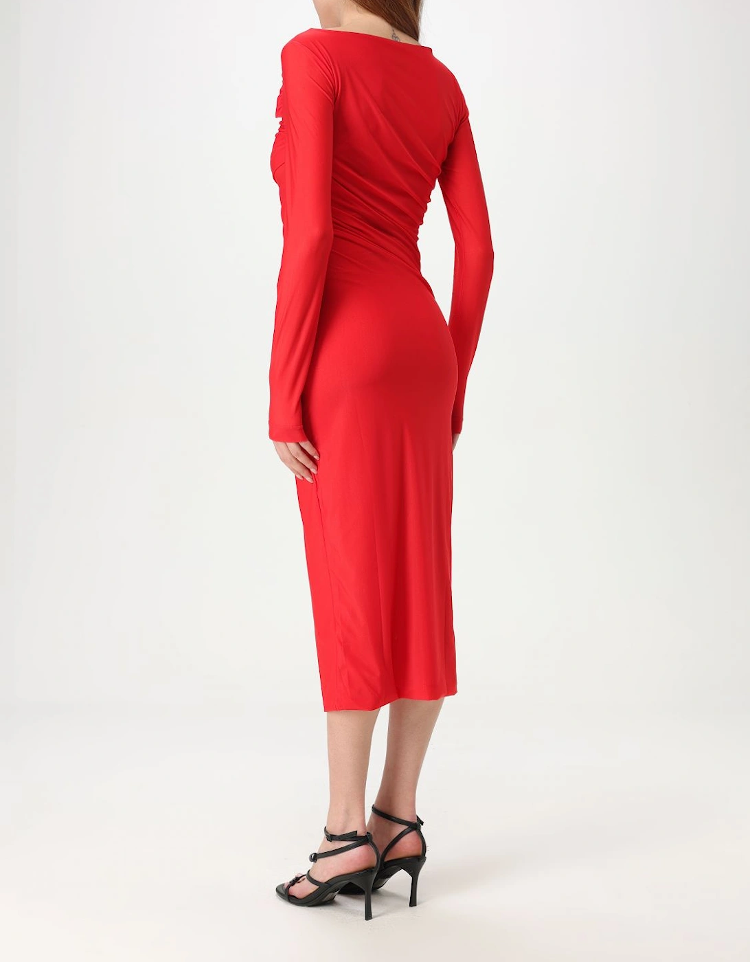 Draped Midi Dress