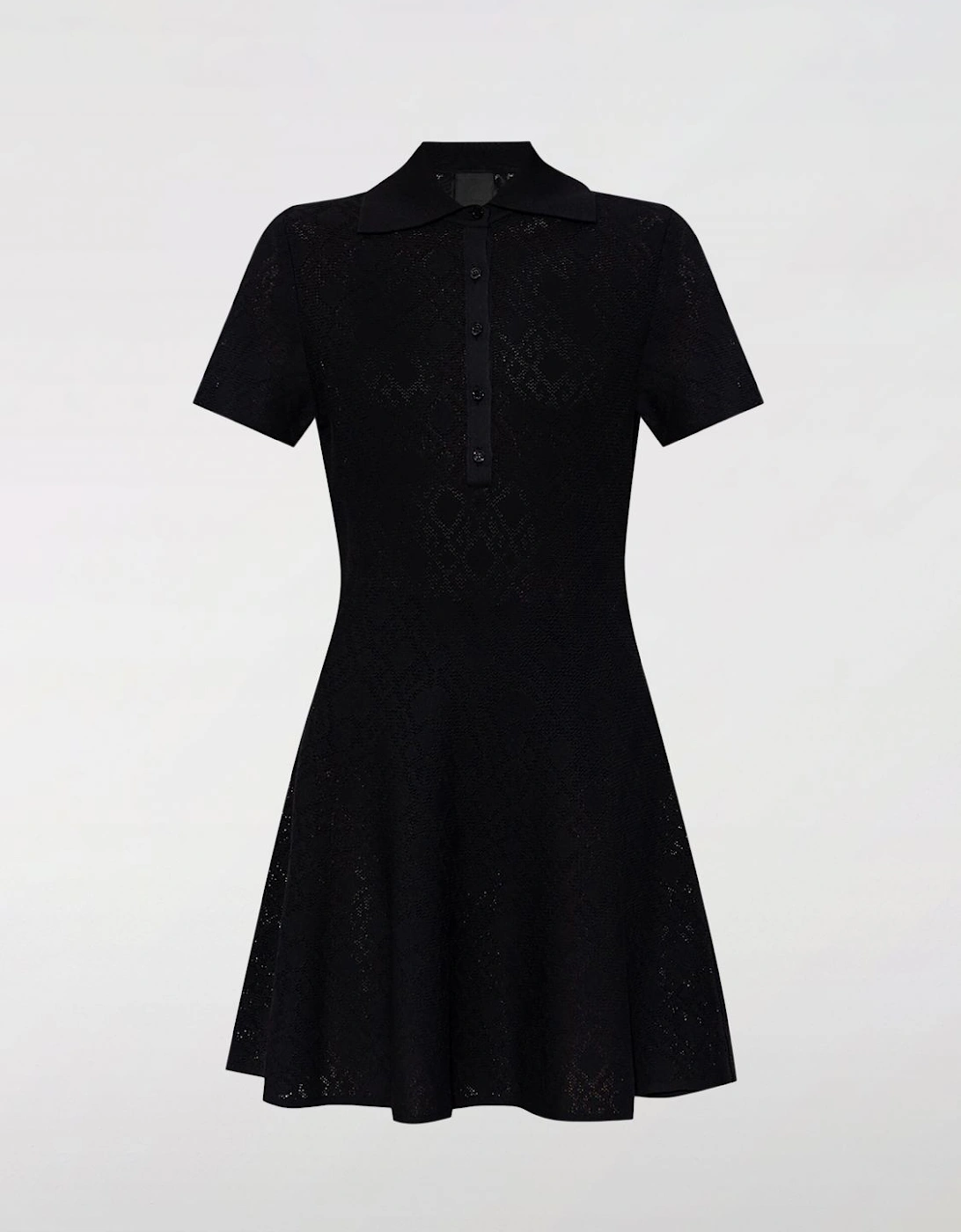 Knit Mini Dress Polo Neck, 2 of 1