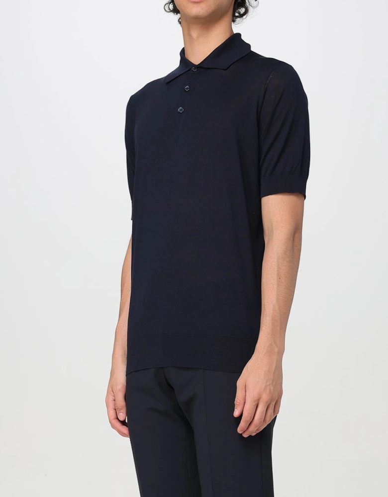 Cashmere Polo Shirt Short Sleeve