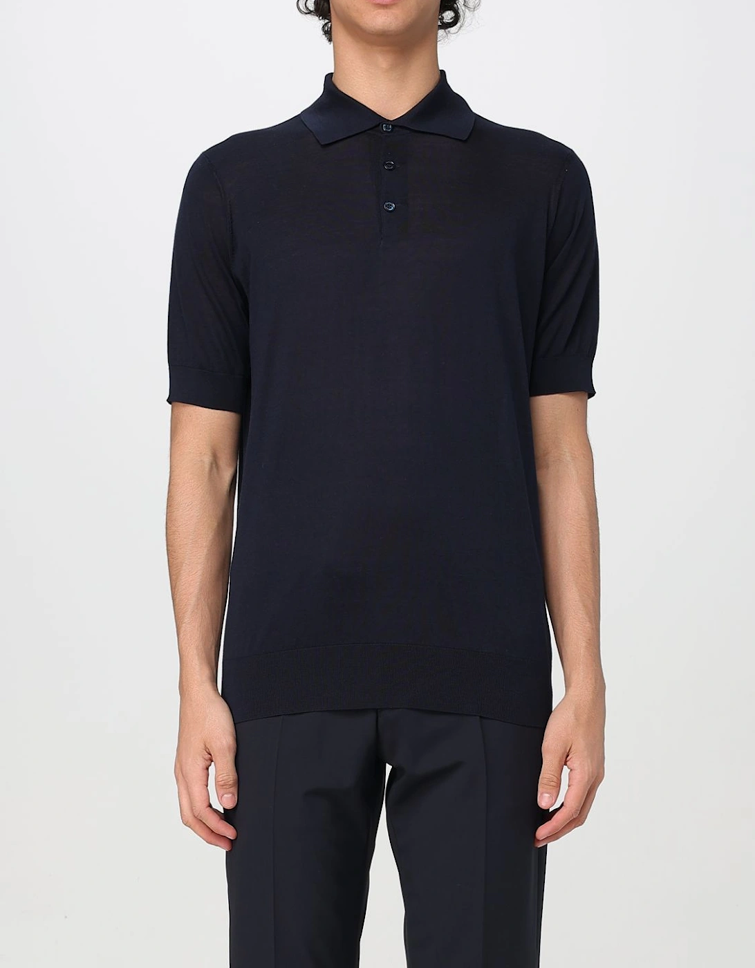 Cashmere Polo Shirt Short Sleeve, 6 of 5