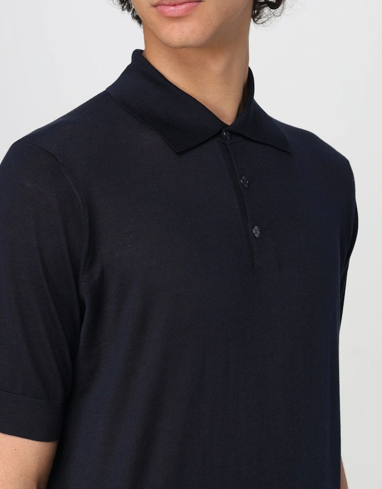 Cashmere Polo Shirt Short Sleeve