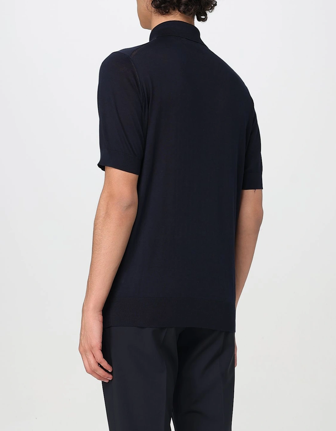 Cashmere Polo Shirt Short Sleeve