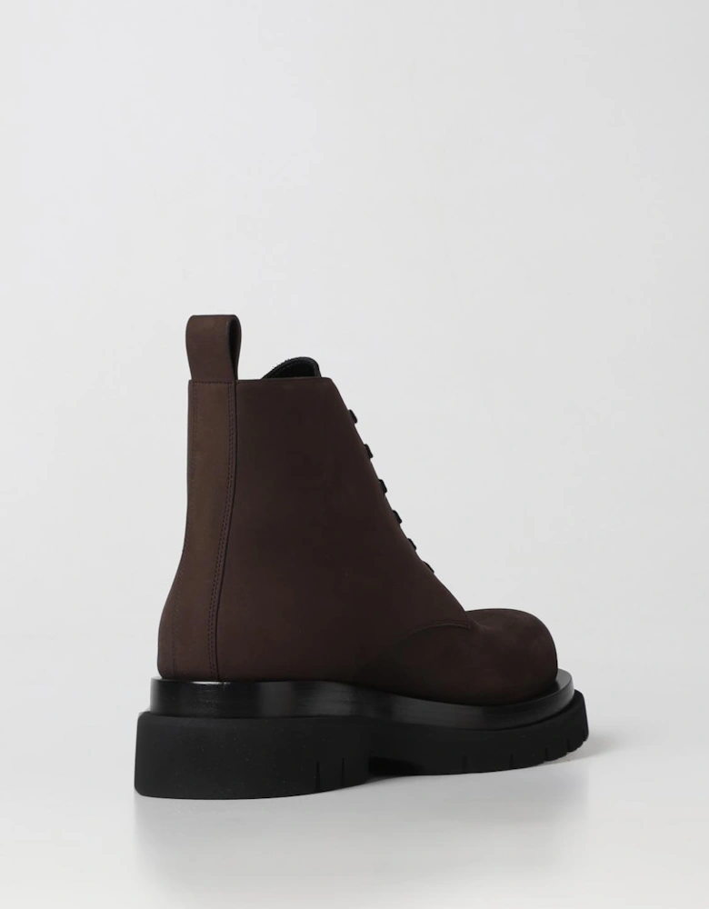 Laceup Ankle Boots Leather