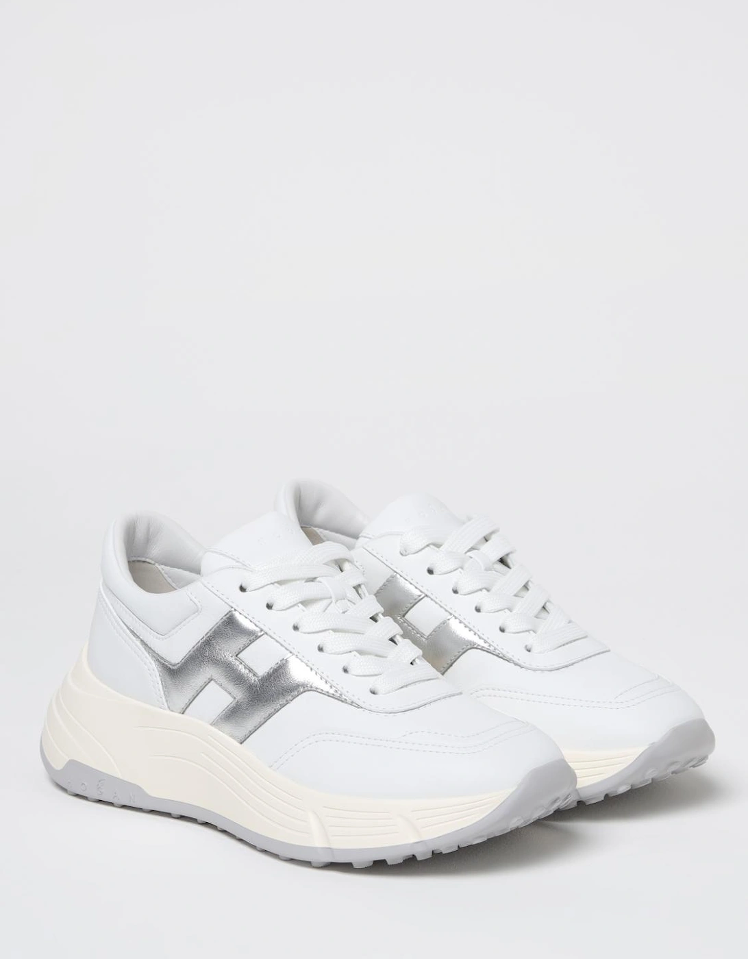 Interactive Sneakers Silver Logo
