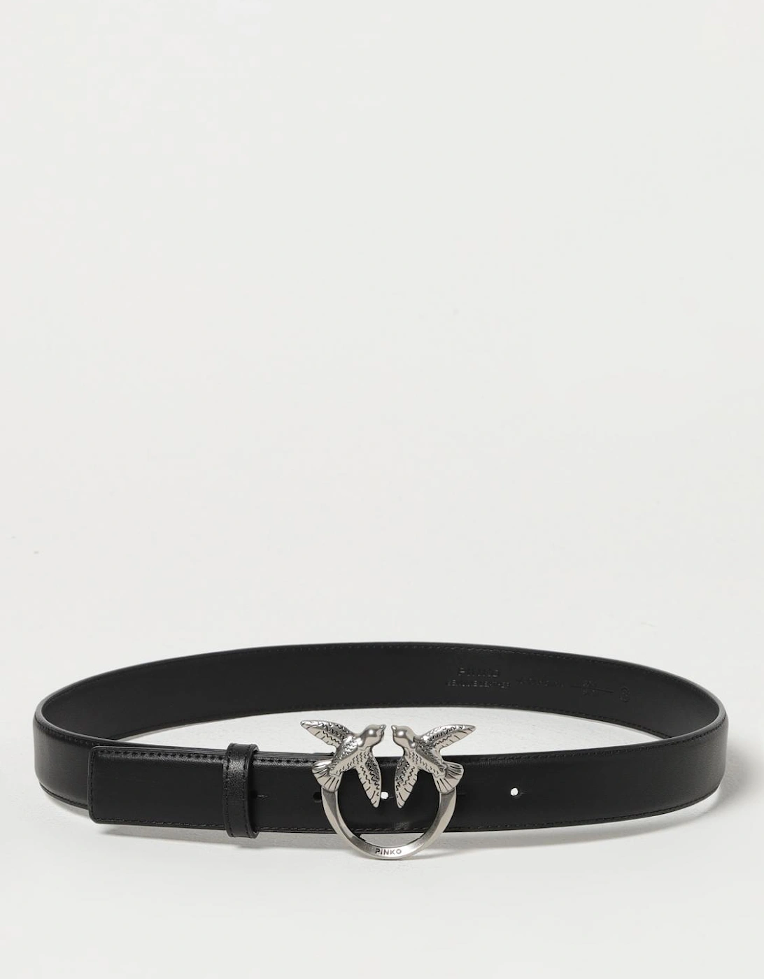 Love Birds Leather Belt Buckle