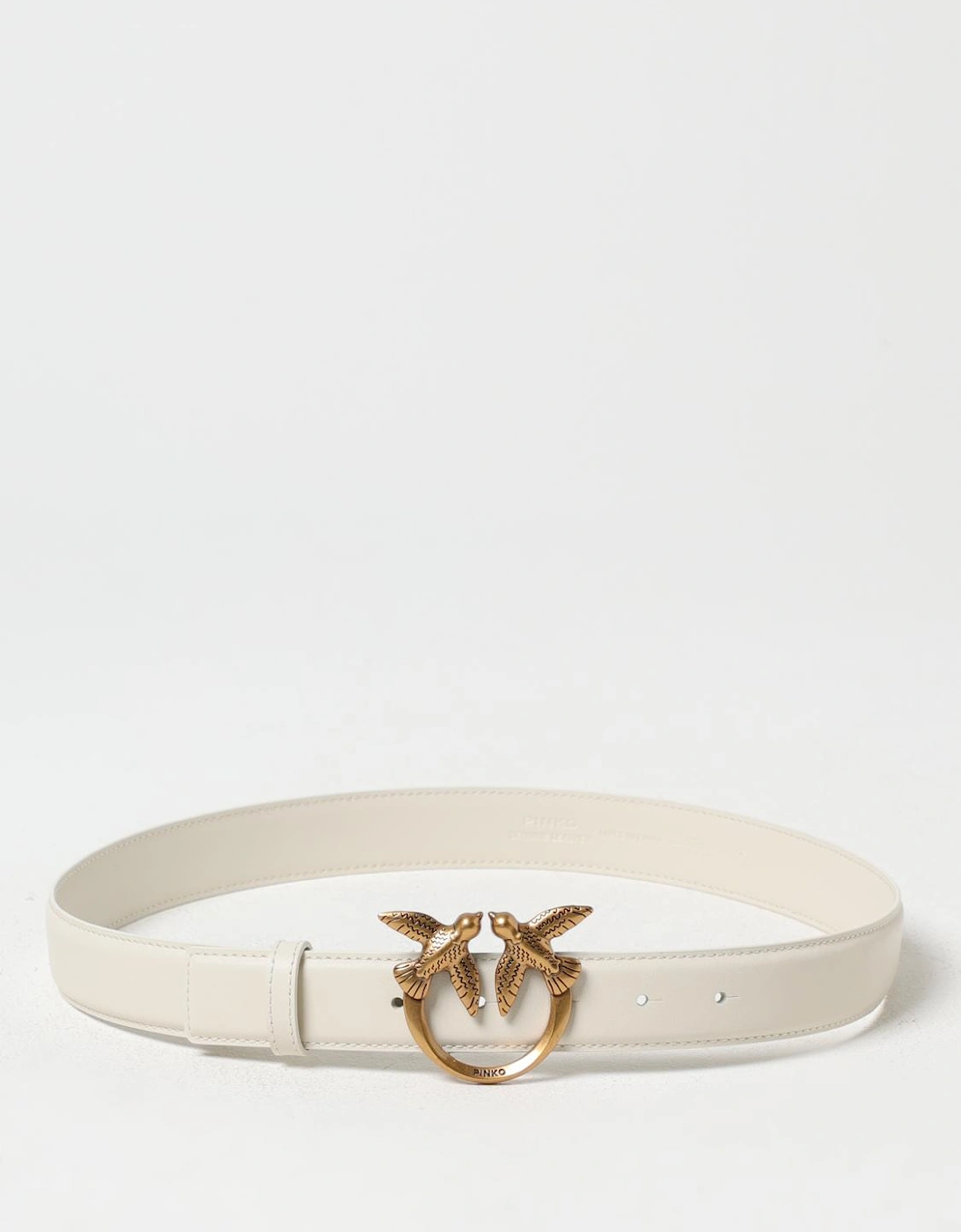 Love Birds Leather Belt Buckle
