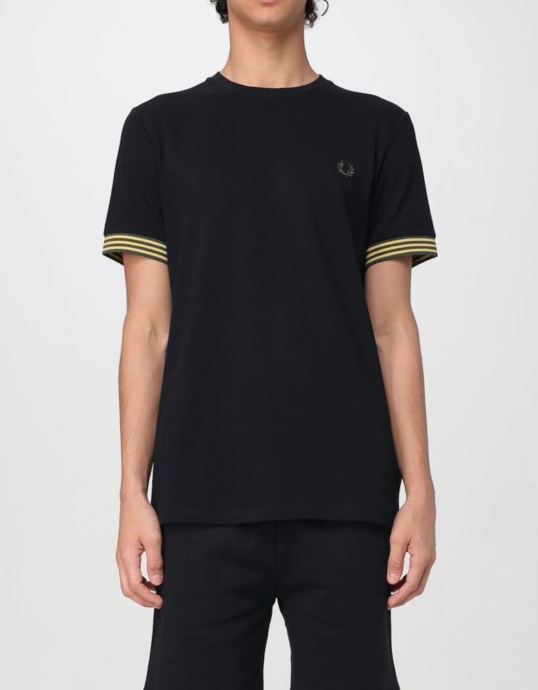 Classic Crew Neck T-Shirt with Embroidered Logo