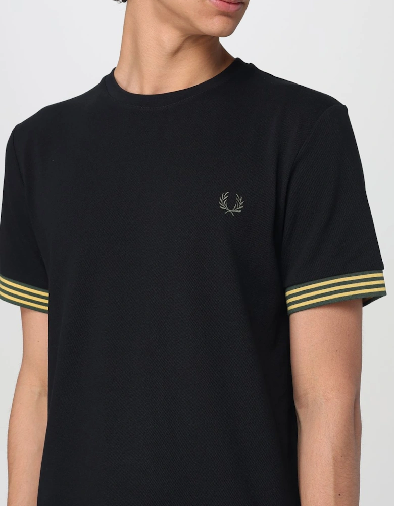 Classic Crew Neck T-Shirt with Embroidered Logo