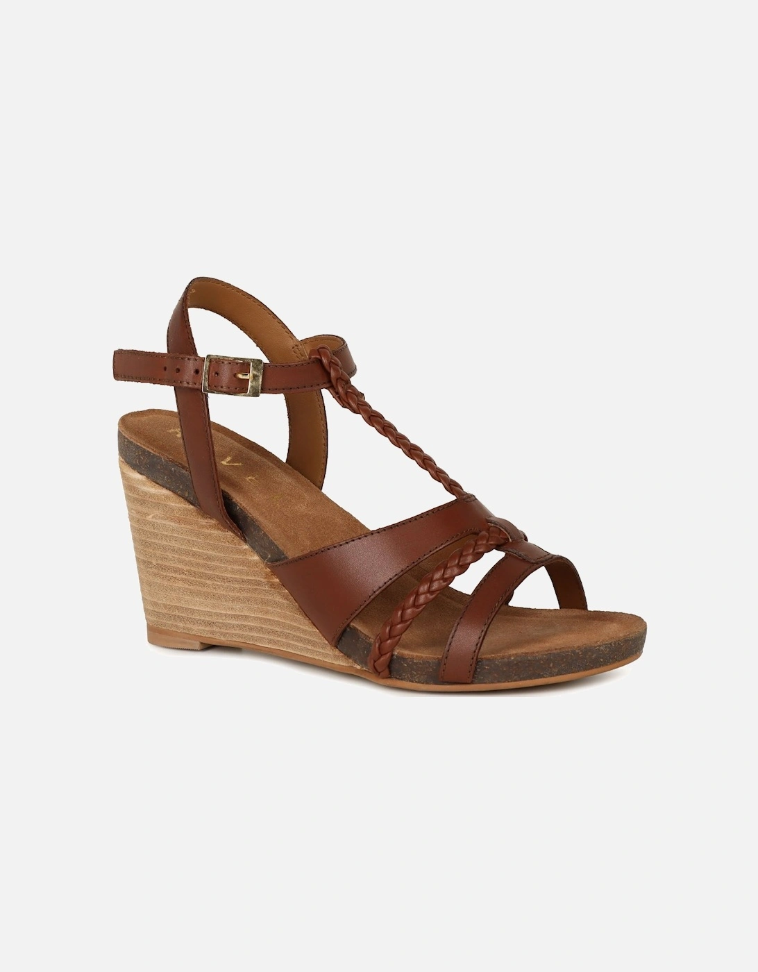 Ravel Women's Ardo Womens Wedge Sandals - Brown - Size: 7