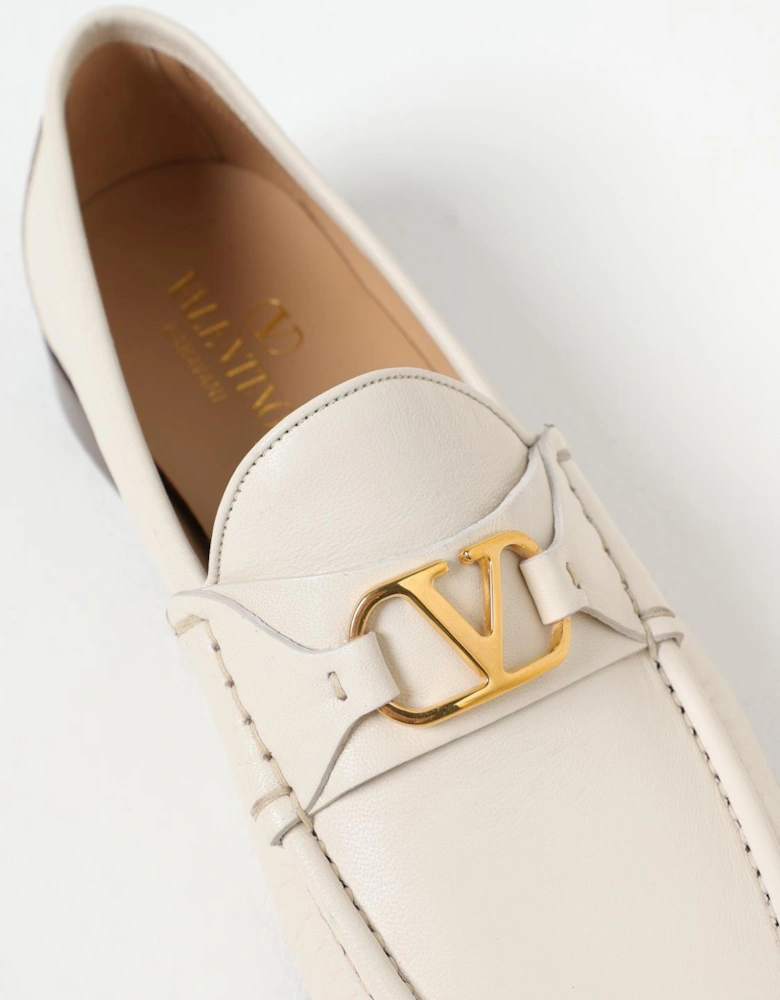 Rockstud Leather Loafers