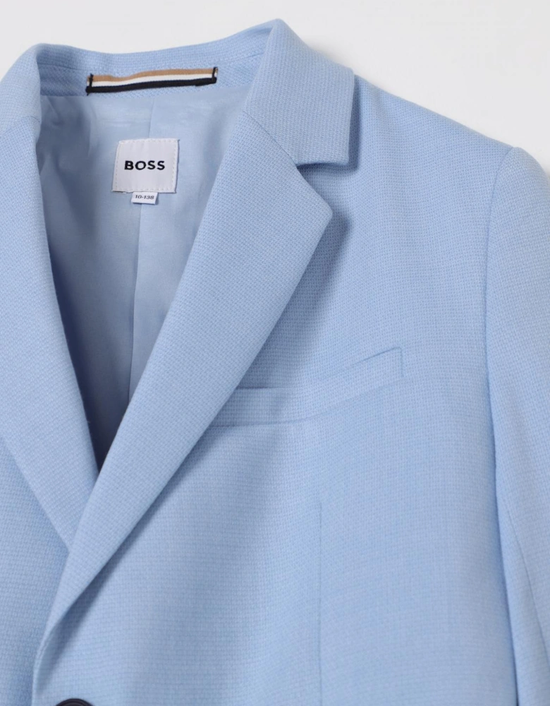 Slim Fit Light Blue Blazer