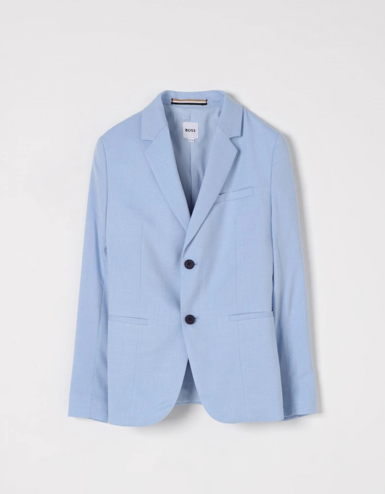 Slim Fit Light Blue Blazer