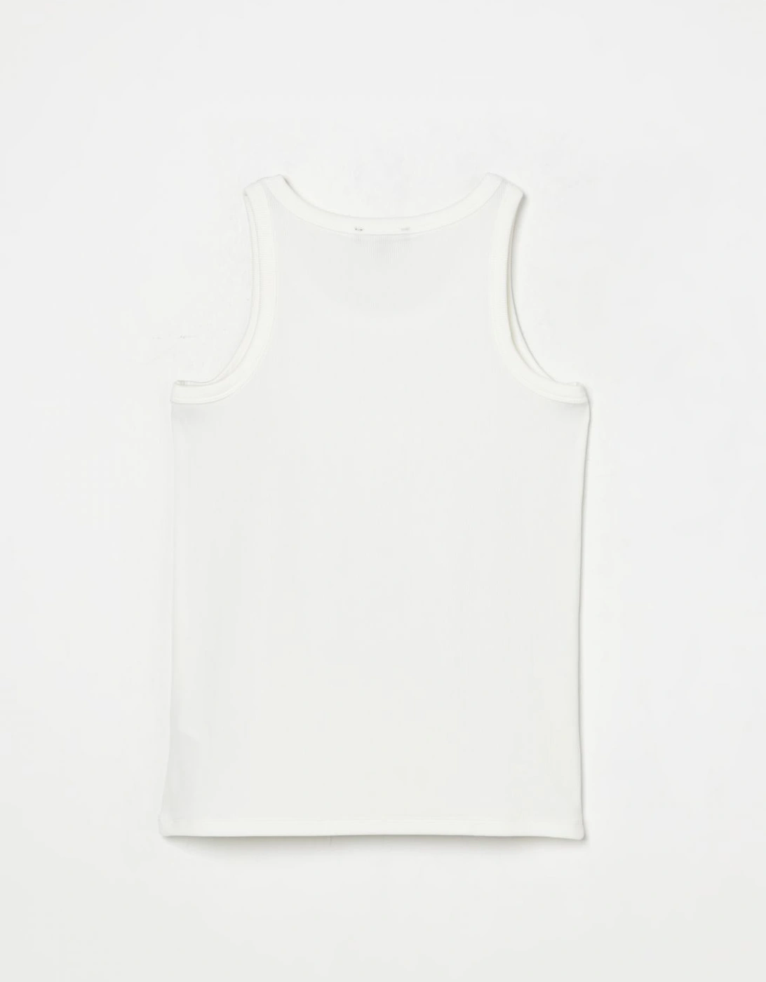 Metallic Ribbed Sleeveless Top