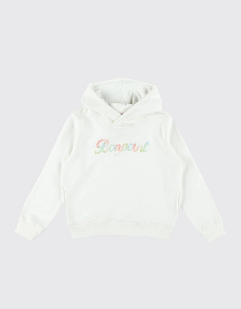 Girls Hoodie Rainbow Logo