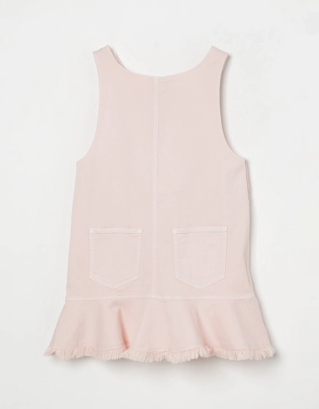 Denim Dress Ruffled Hem