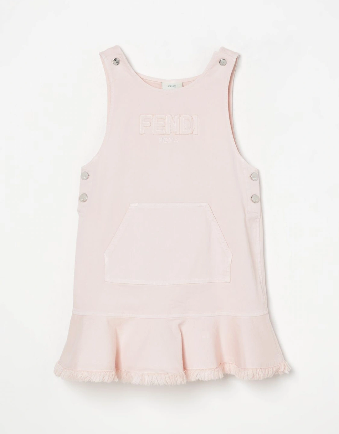 Denim Dress Ruffled Hem, 4 of 3