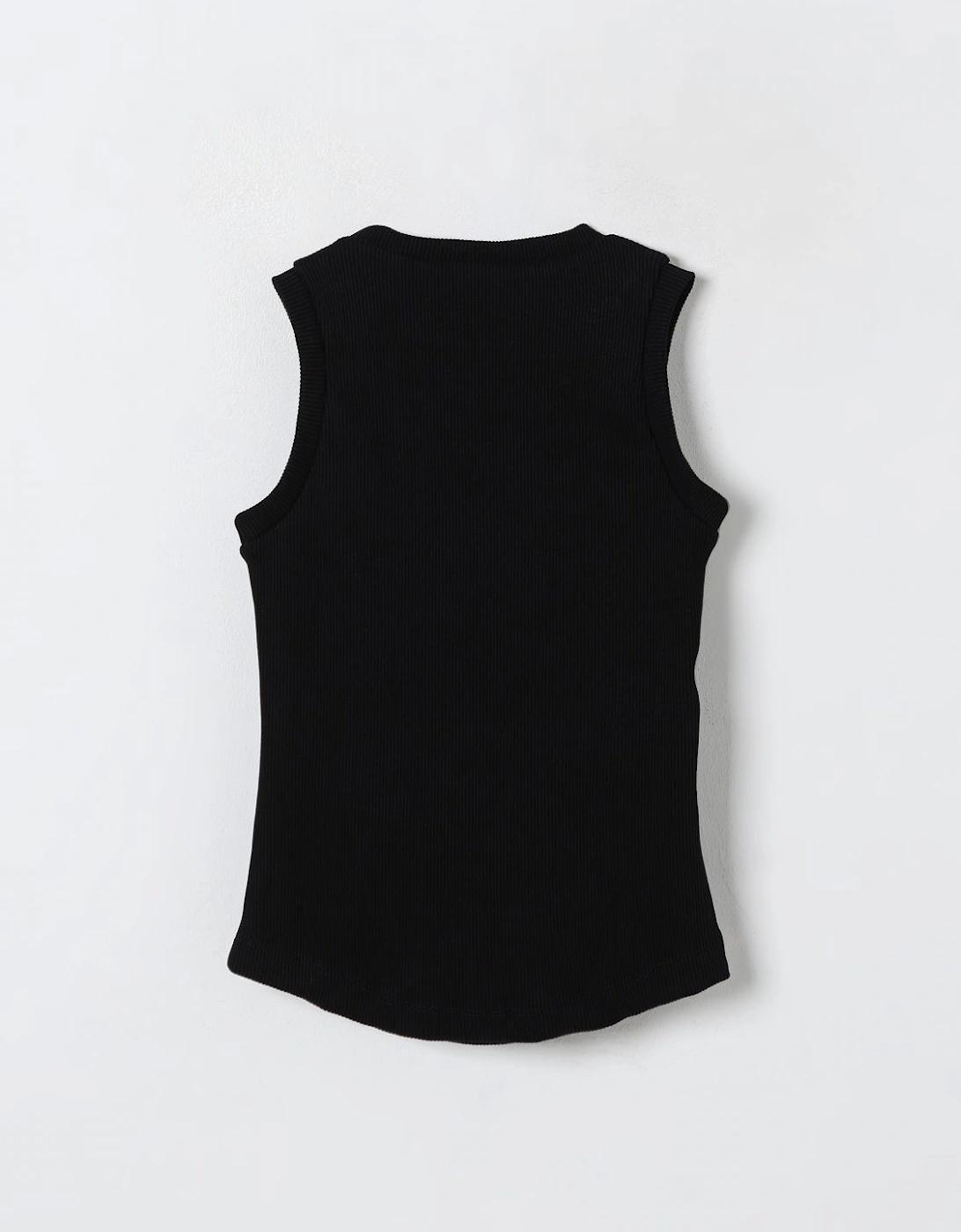 Ribbed Sleeveless Corset Top