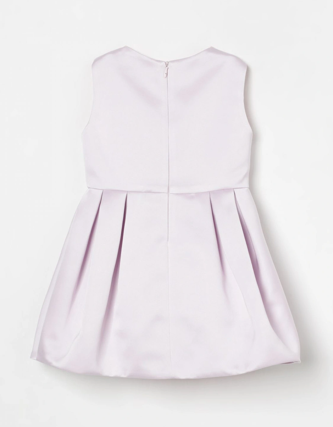 Girls Satin Bow Dress