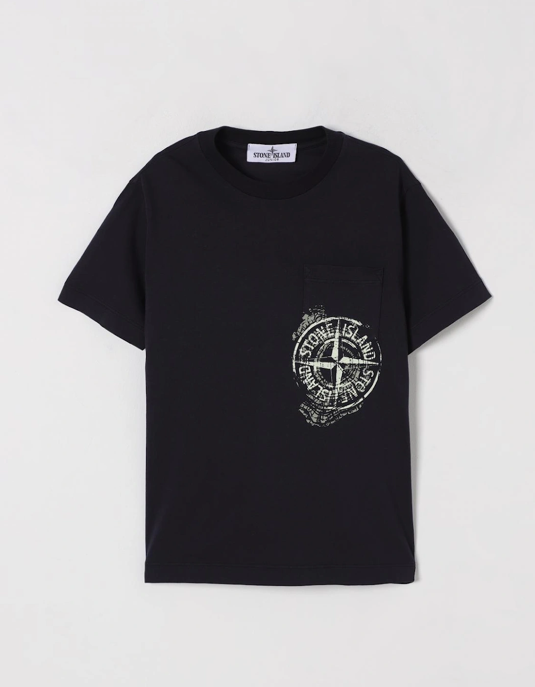 Junior Pocket Tee Distressed Logo, 5 of 4