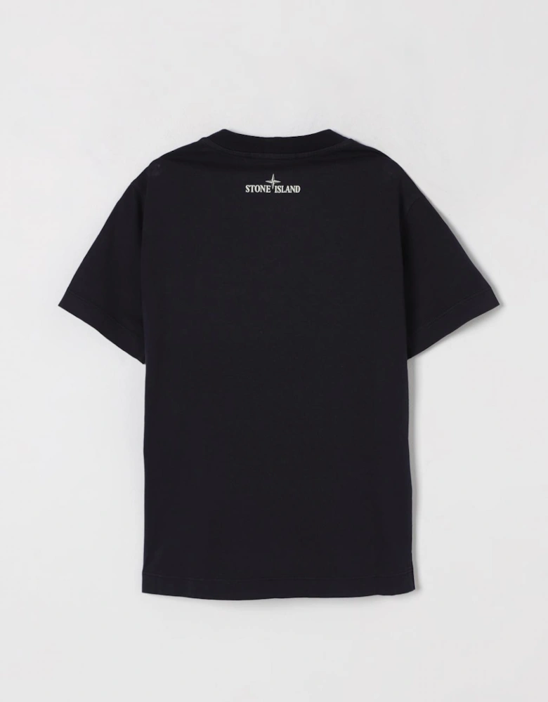 Junior Pocket Tee Distressed Logo