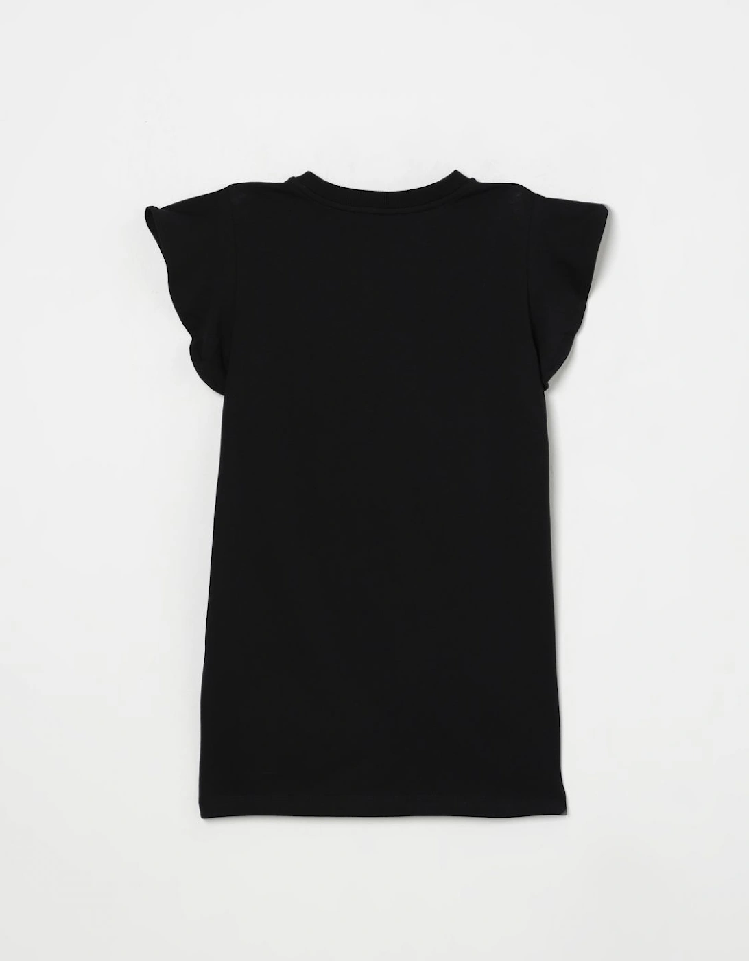 Girls Short Sleeve Teddy Graphic Dress