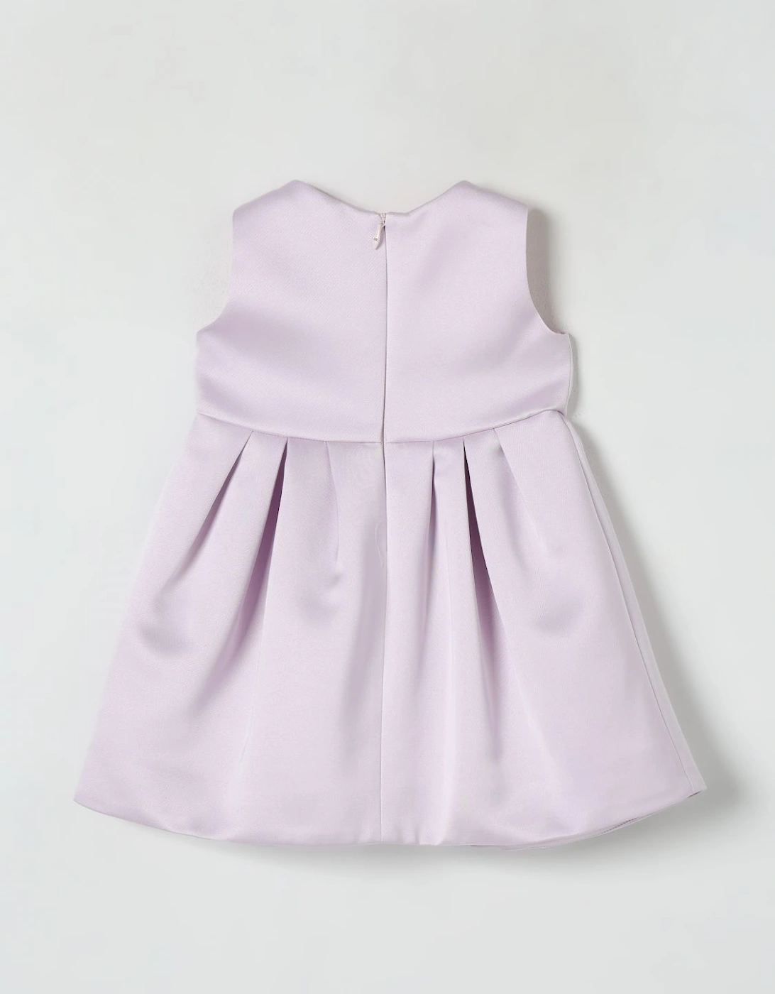 Girls Satin Bow Dress