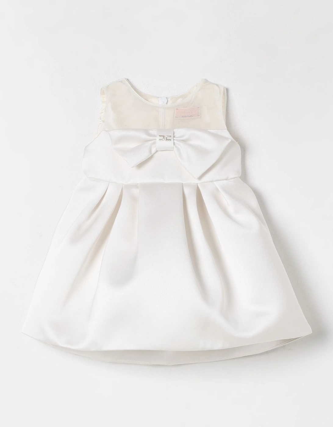 Girls Satin Bow Dress, 5 of 4