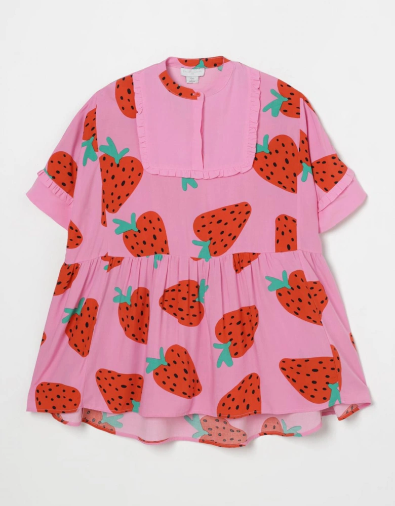 Strawberry Print Dress